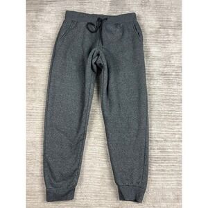 Seven Oaks Joggers Mens M Charcoal Grey Sherpa Lined Fleece Sweatpants Athletic